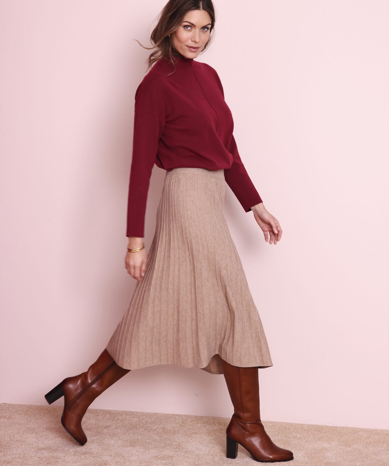 Jupe tricot nervuré Thermolactyl