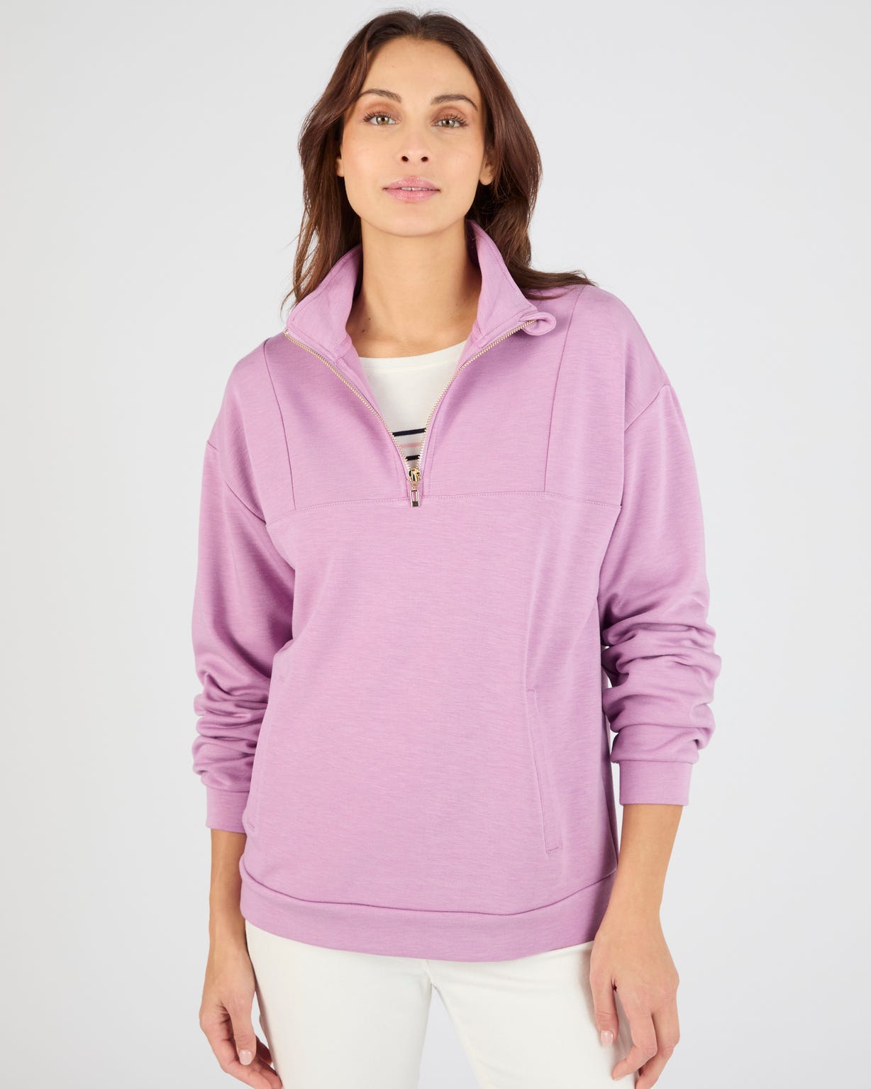 Pull femme - Damart - Maille ajourée et point fantaisie Thermolactyl
