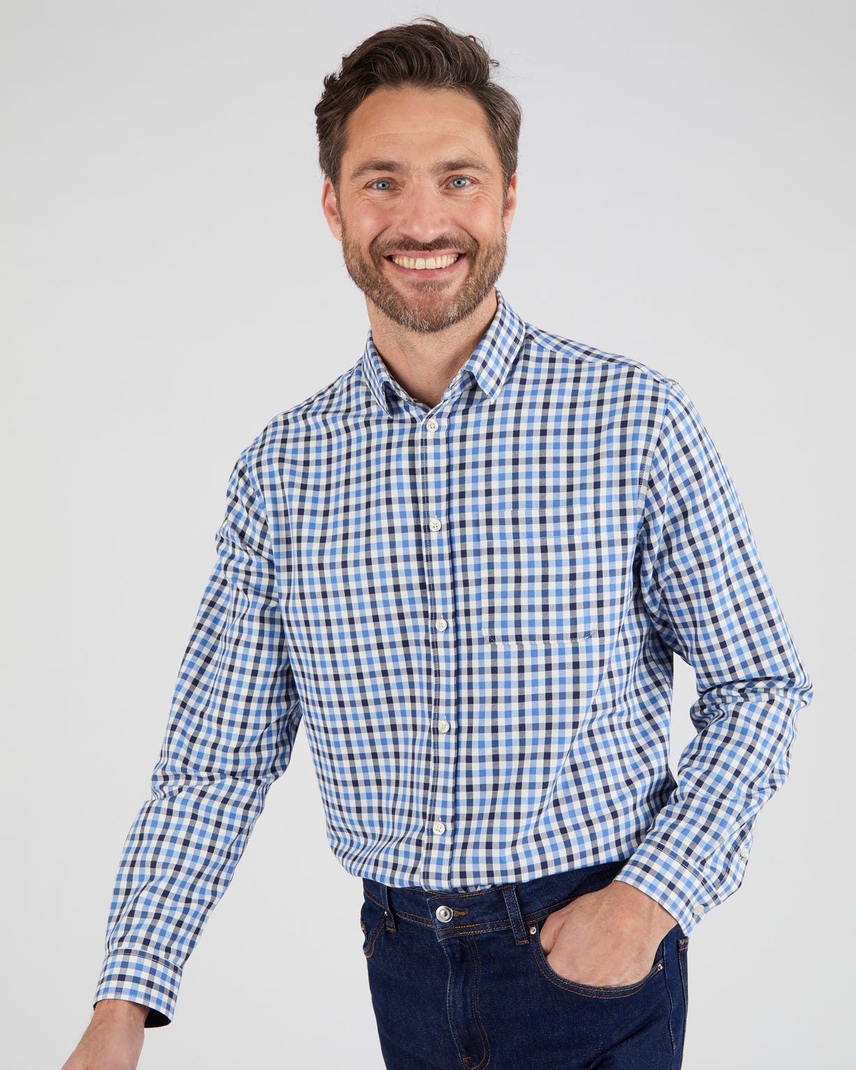 Chemise à carreaux