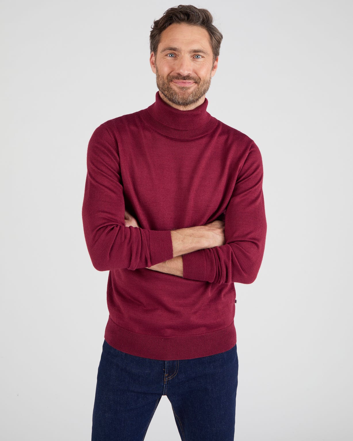 Pull classique col roulé