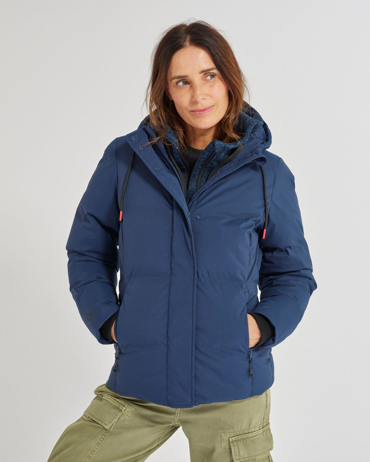 Doudoune à capuche Thermolactyl femme