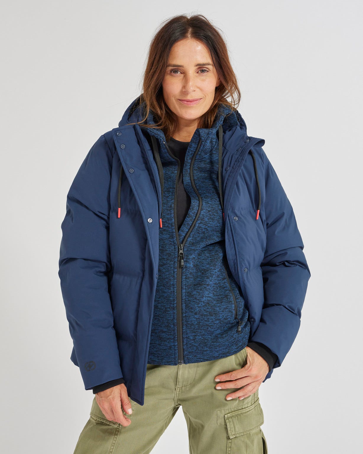 Doudoune à capuche Thermolactyl femme