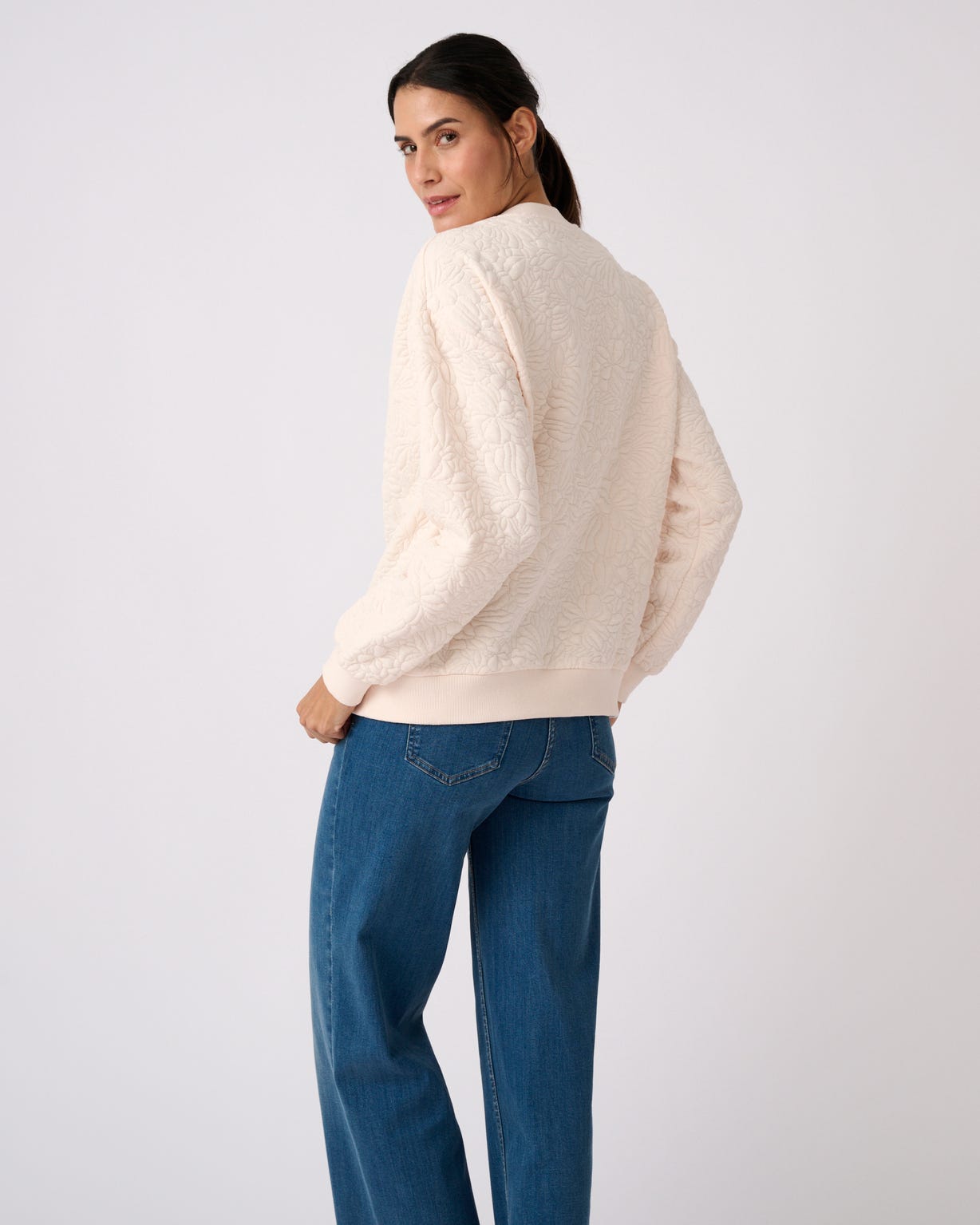 Sweat maille jacquard