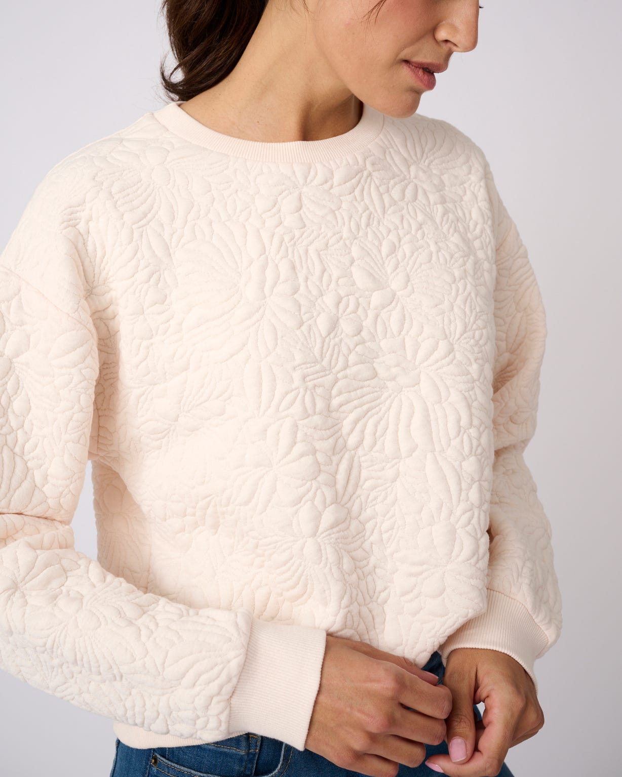 Sweat maille jacquard