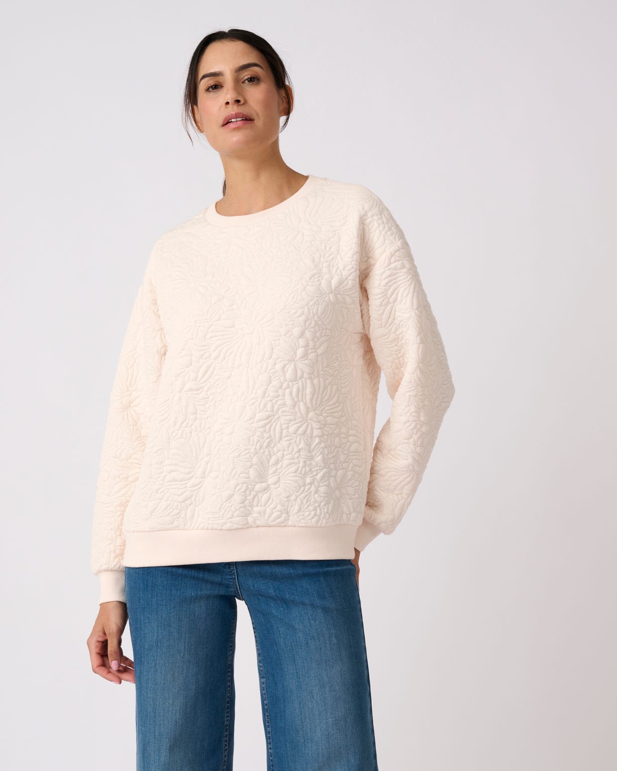 Sweat maille jacquard