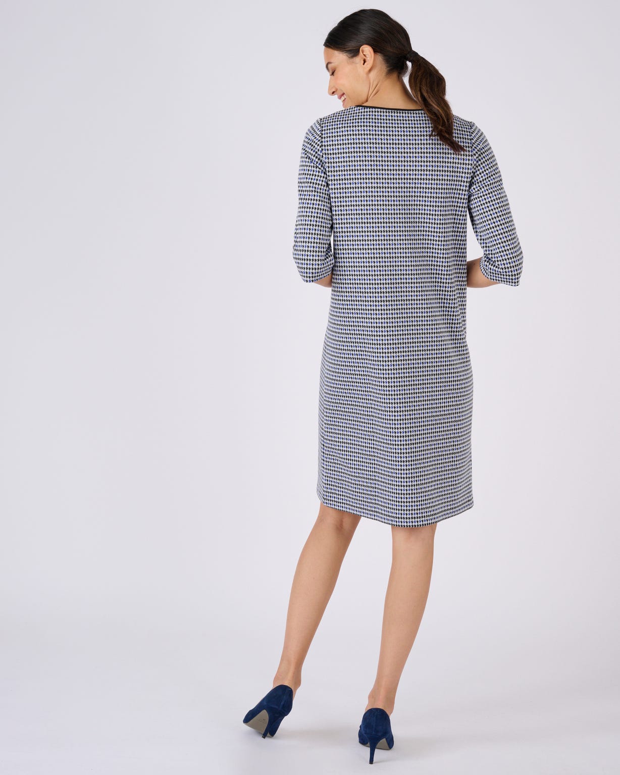 Robe en maille milano jacquard