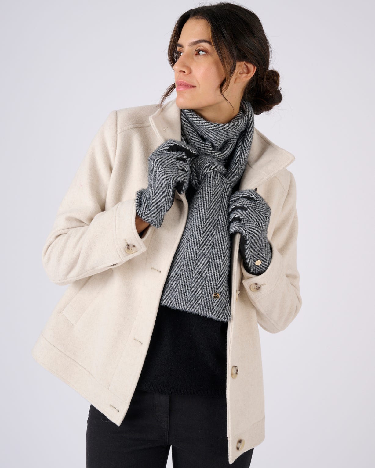 Coffret cadeau écharpe et gants