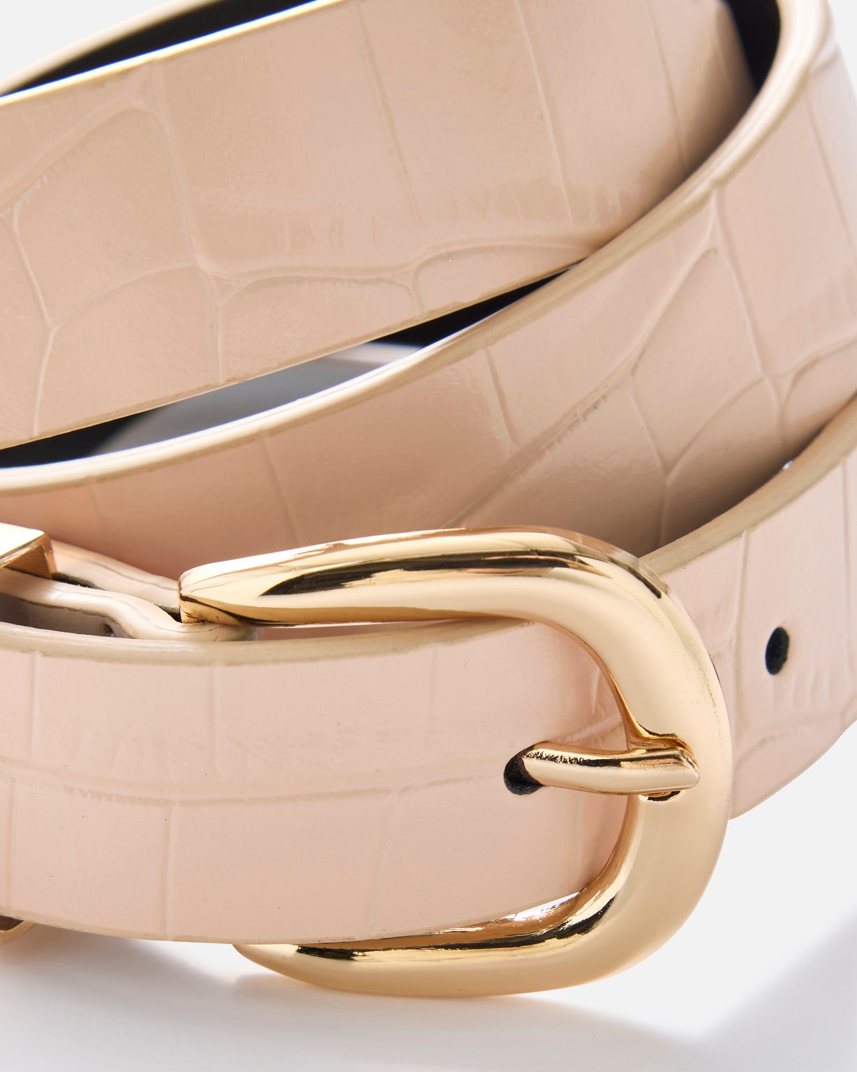 Ceinture embossée motif animalier