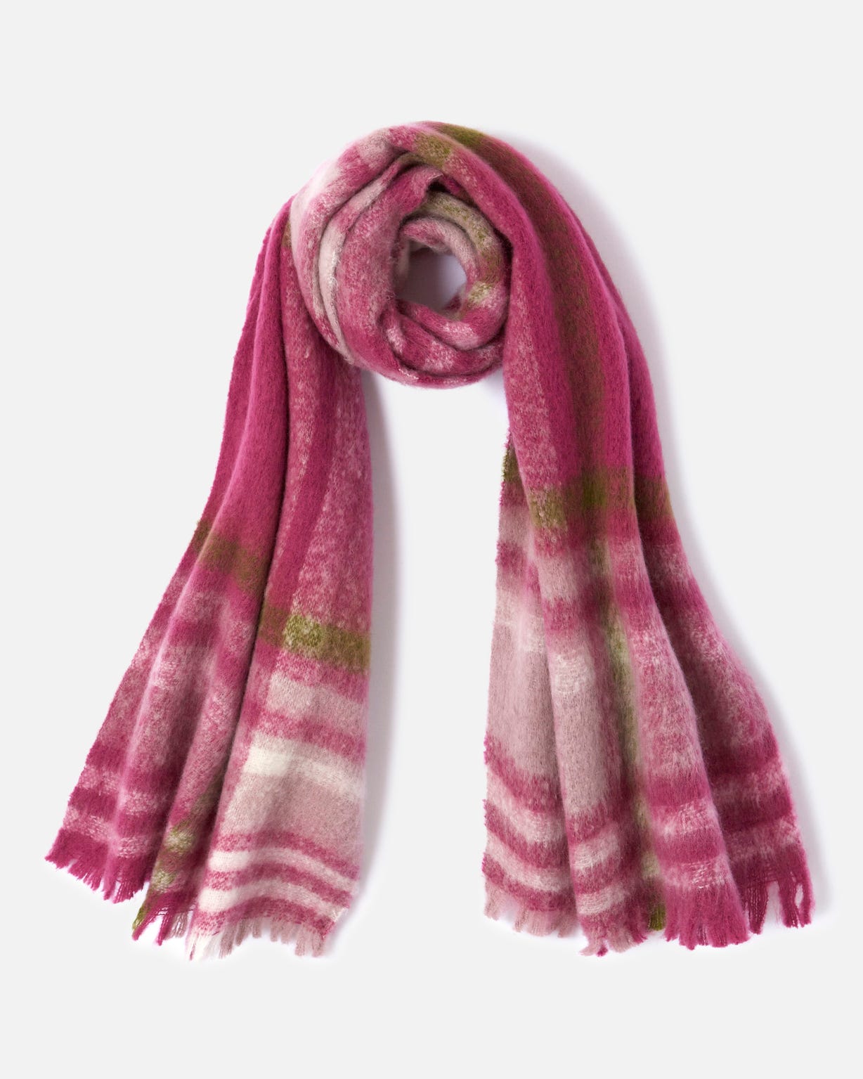 Echarpe moelleuse graphique