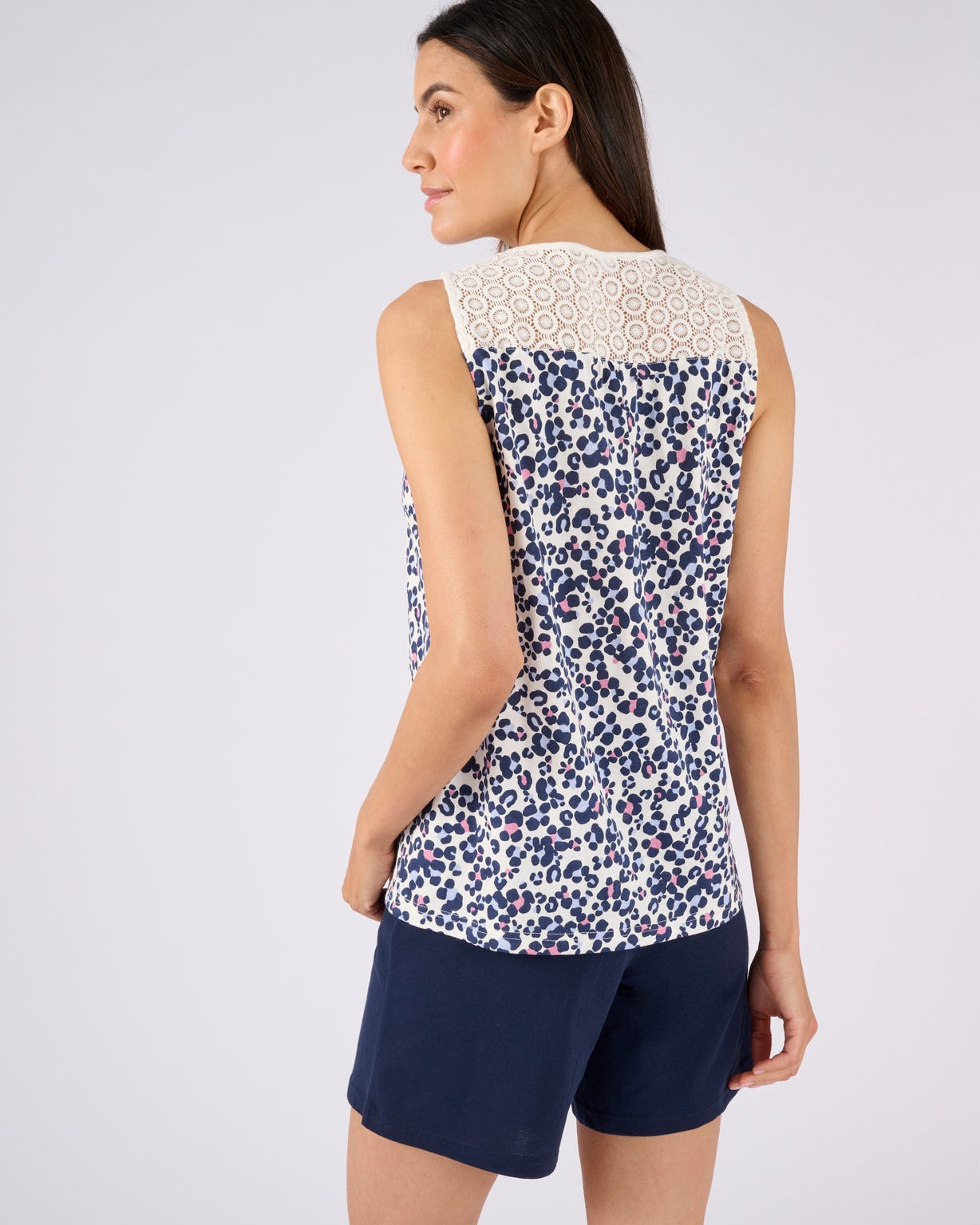 Pyjashort en maille jersey pur coton