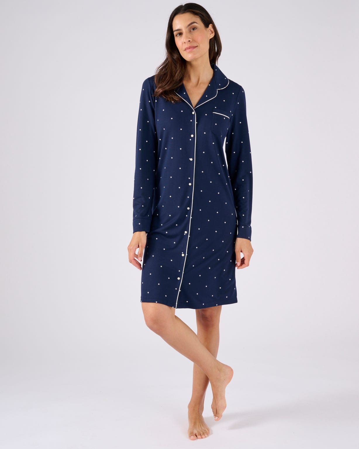 Chemise de nuit boutonnée Thermolactyl