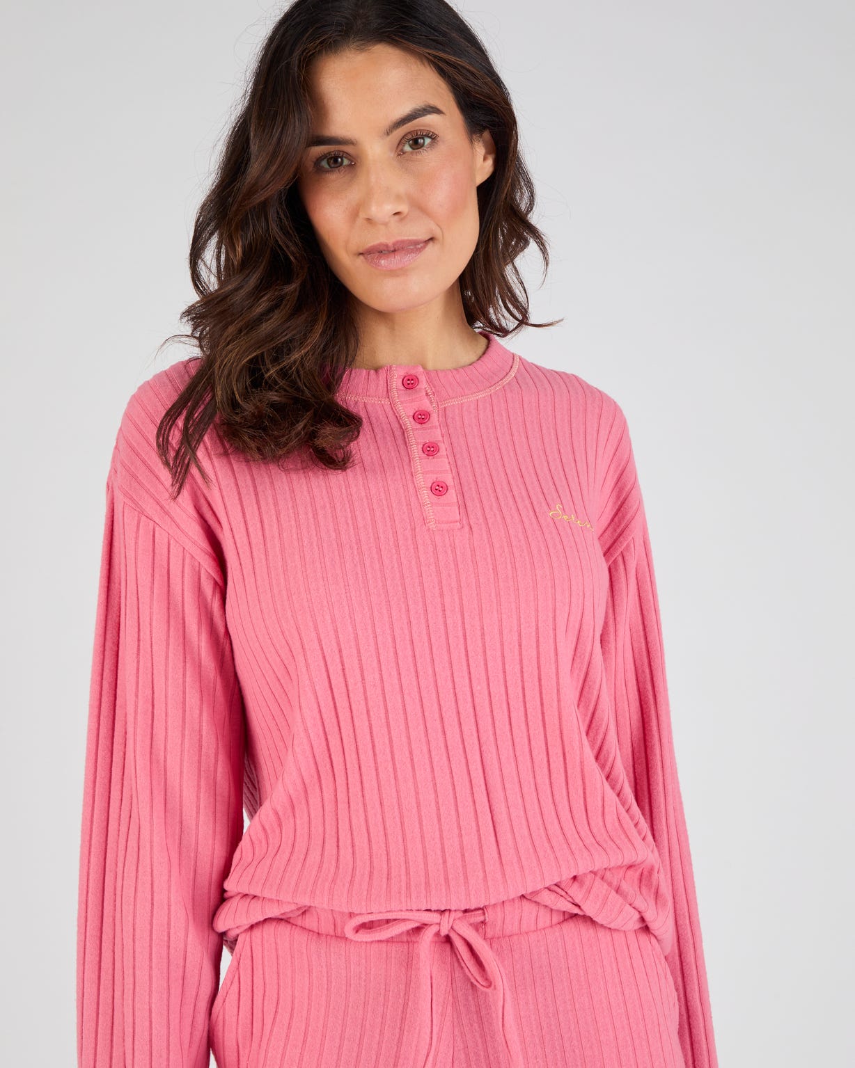 Pyjama Thermolactyl en maille côtelée