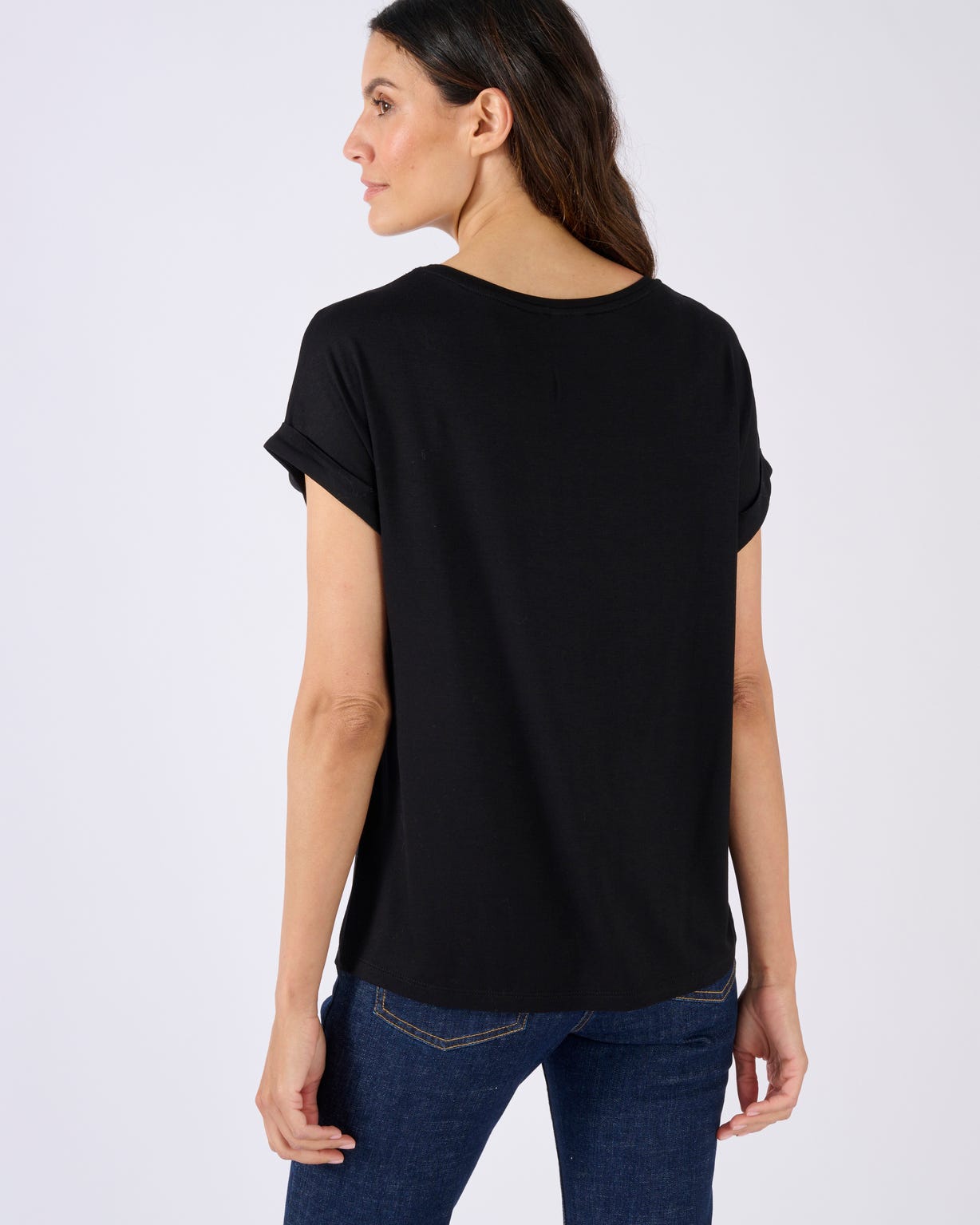 T-shirt maille jersey à sequins