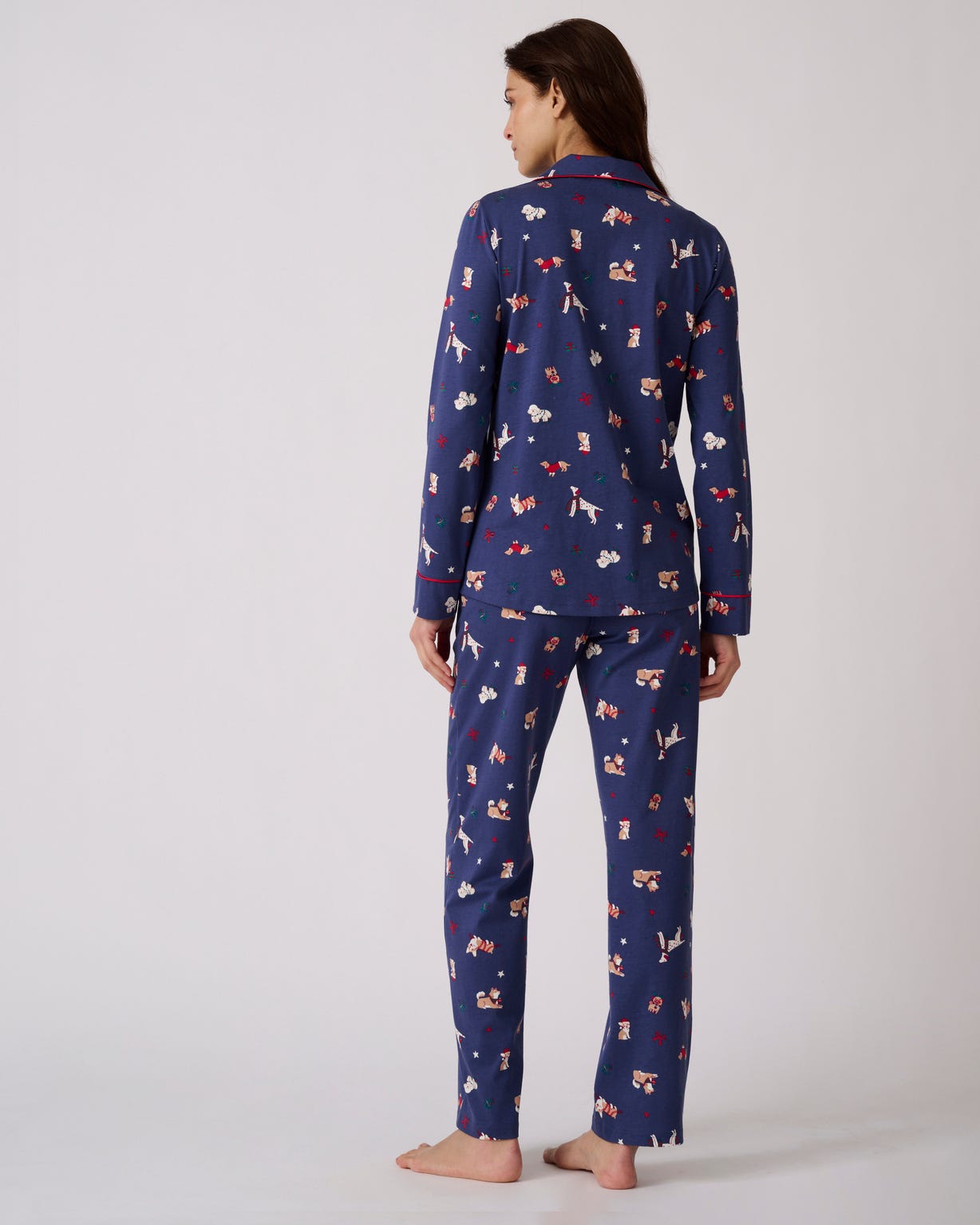 Pyjama de Noël en maille jersey pur coton peigné