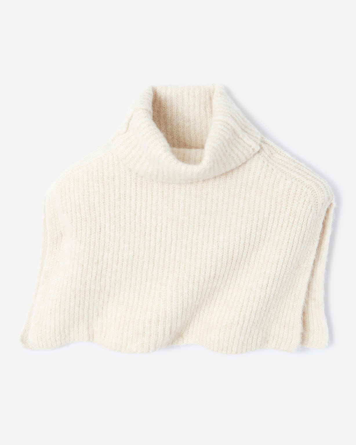 Plastron col montant roulé