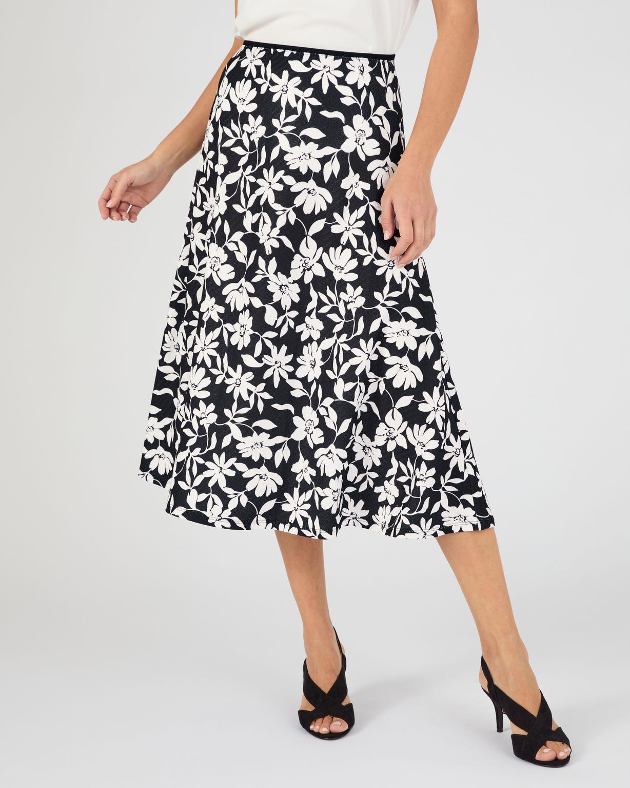 Jupe enfilable bicolore