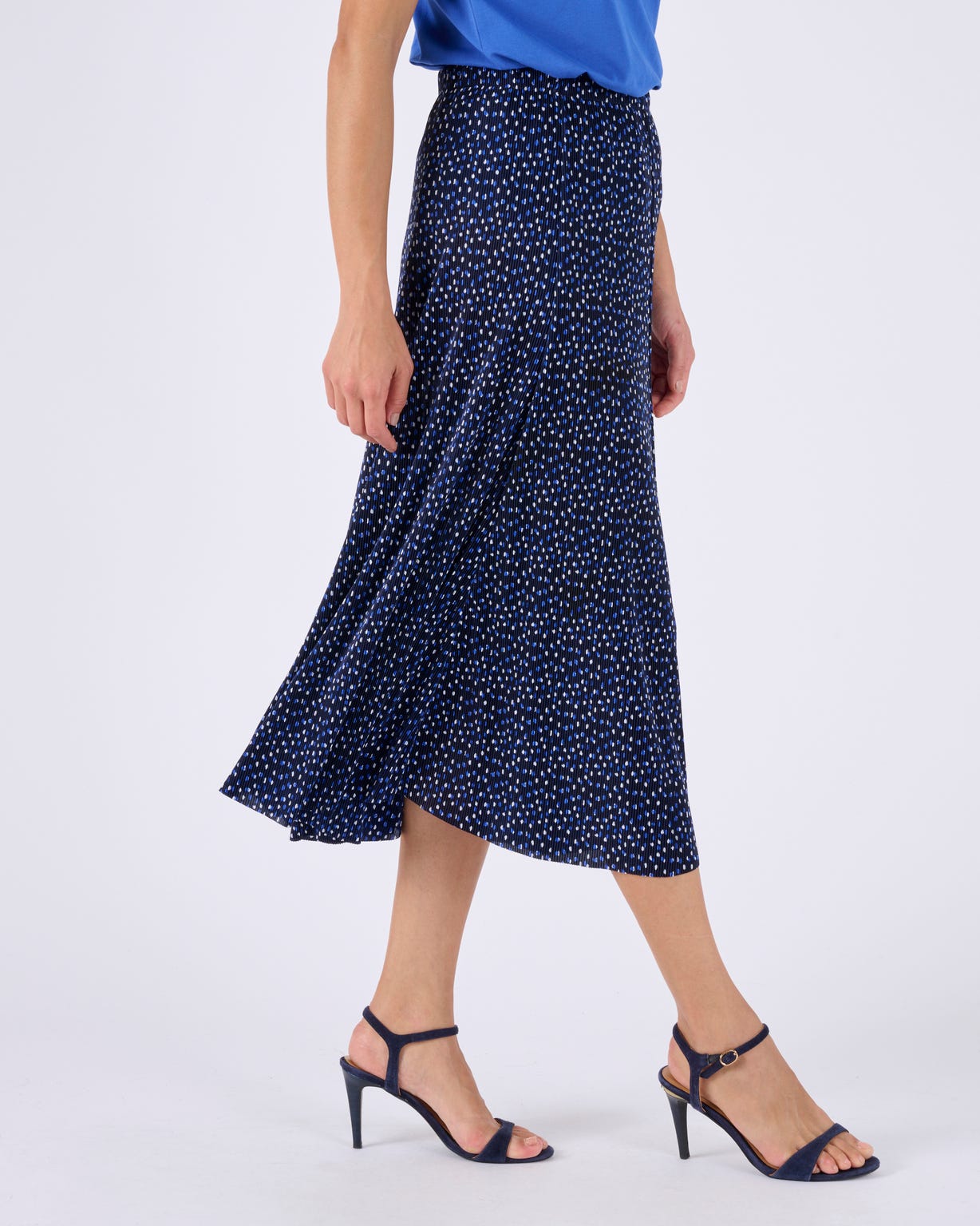 Jupe plissé permanent enfilable