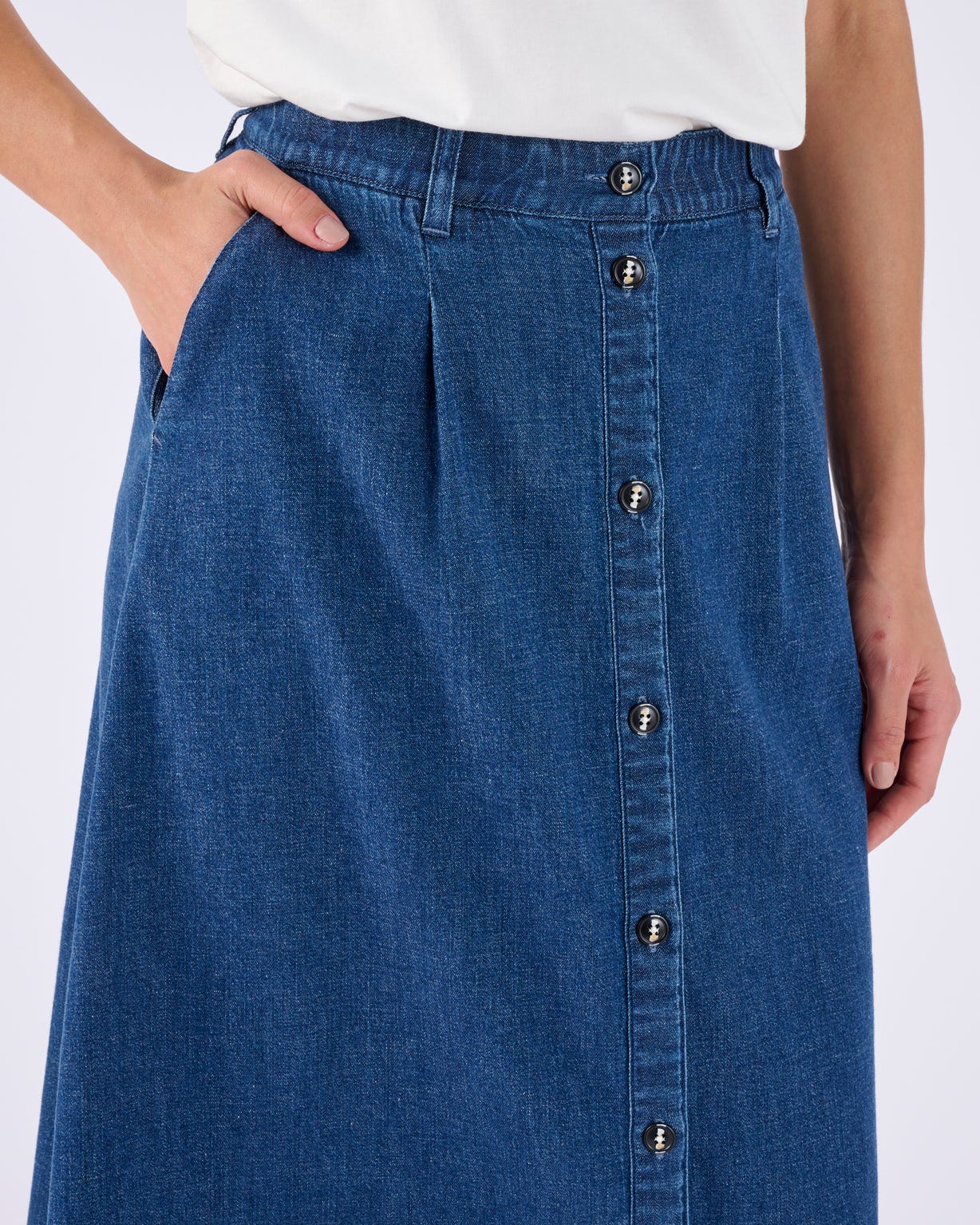 Jupe Évasée Longue Kilt pour Femme Kilt en Coton et Lin Kilt mi-Longue