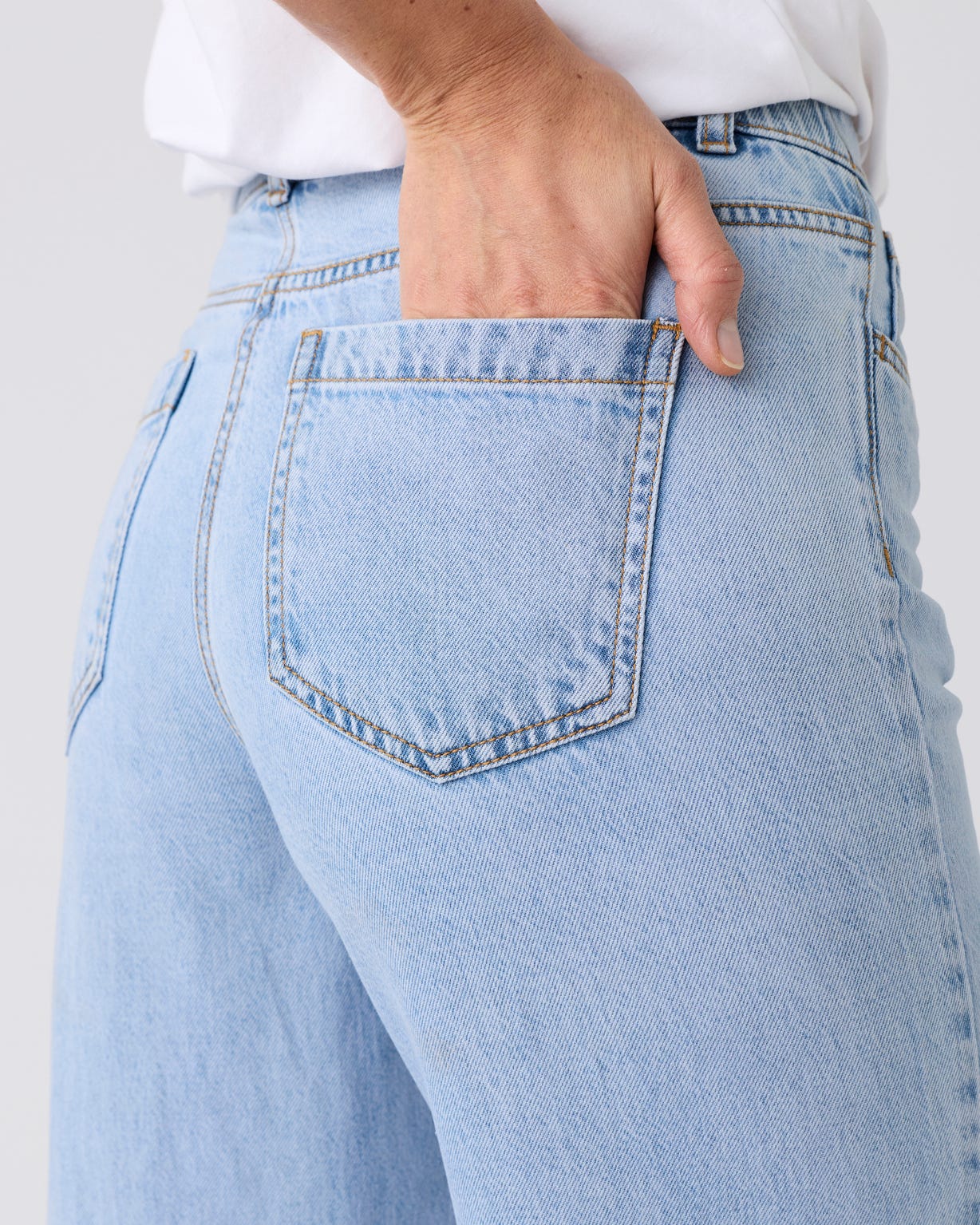 Pantalon large Lyocell Tencel(TM) et coton