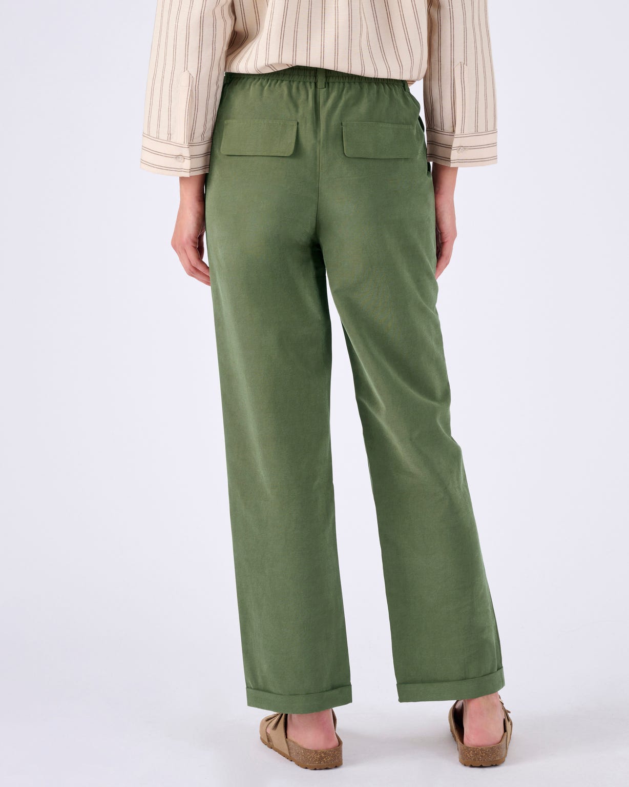Pantalon 7/8ème enfilable poches cargo