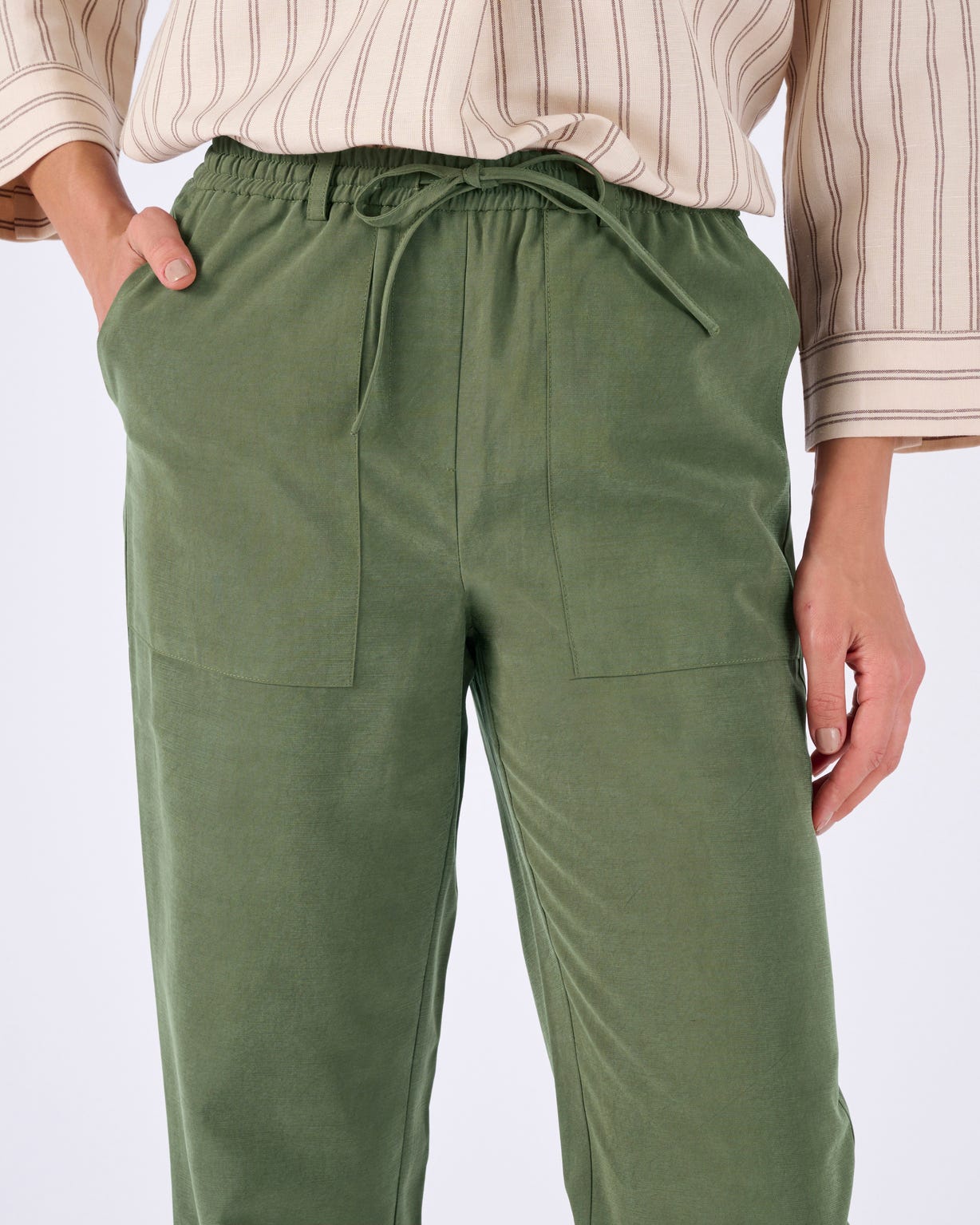 Pantalon 7/8ème enfilable poches cargo