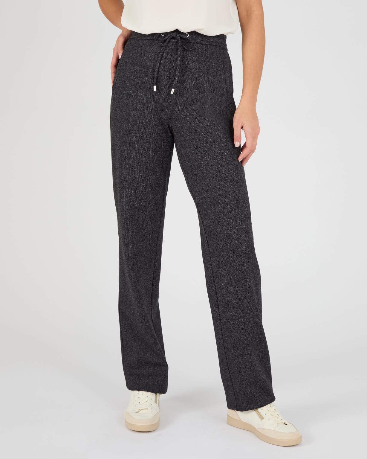 Pantalon maille jacquard enfilable