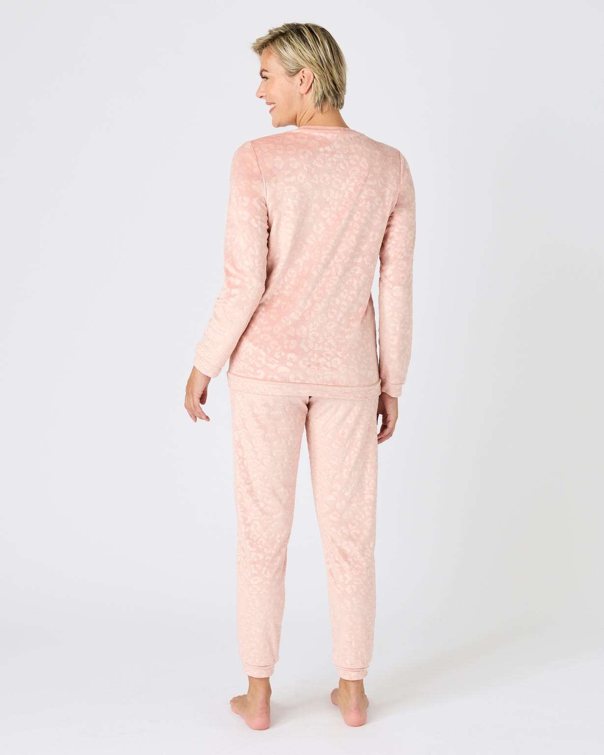 Pyjama Thermolactyl en velours embossé