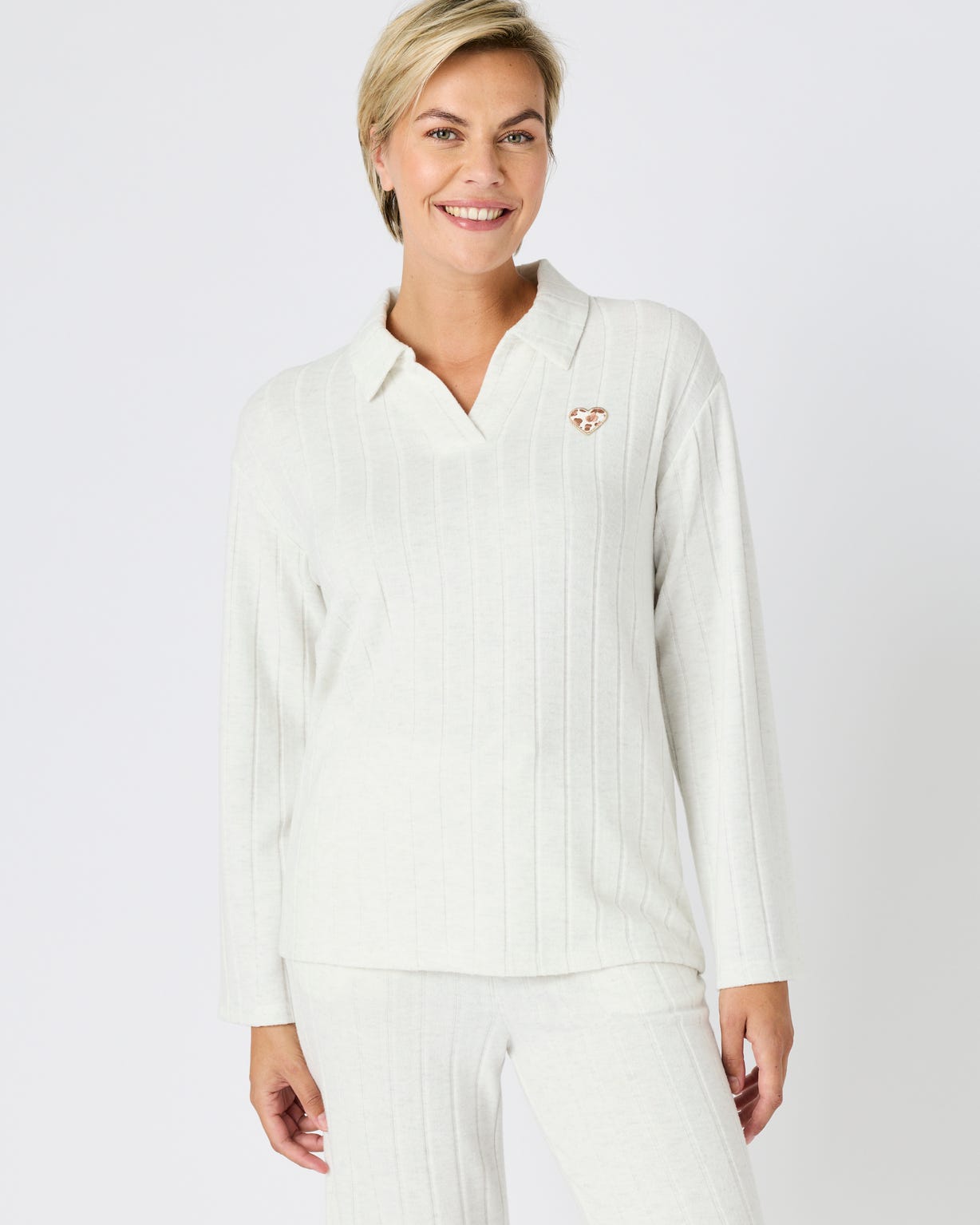 Pyjama Thermolactyl en maille côtelée