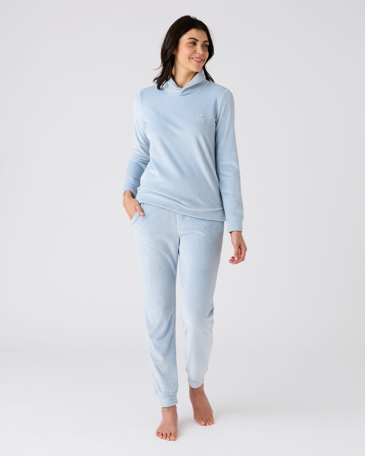 Pyjama Thermolactyl en velours côtelé