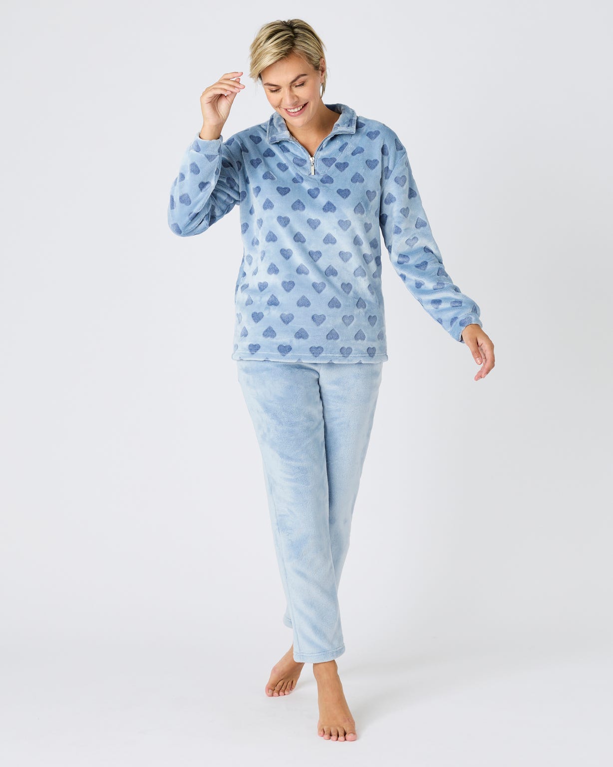 Pyjama Thermolactyl en maille polaire embossée