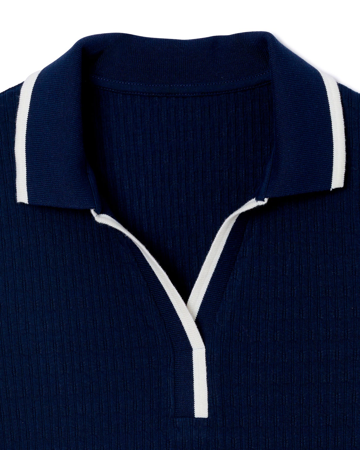 T-shirt maille pointelle, uni ou rayé