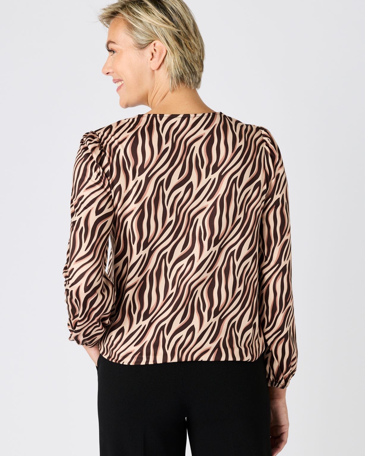 T-shirt imprimé maille chaude