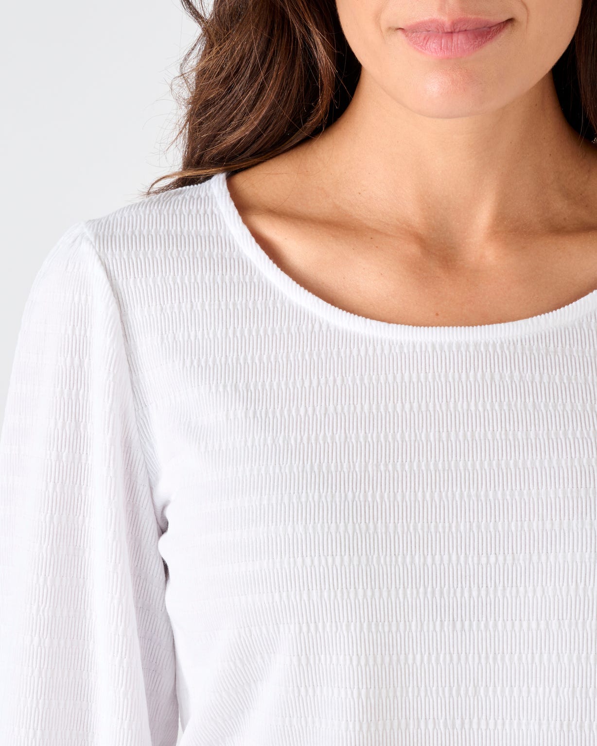 T-shirt maille texturée