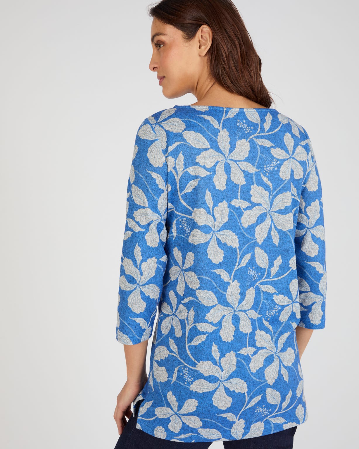 Tunique maille chaude imprimée