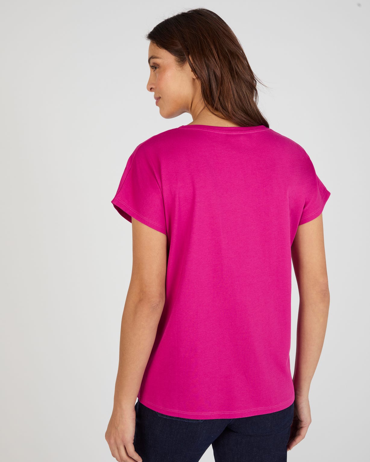 T-shirt broderies ajourées en pur coton