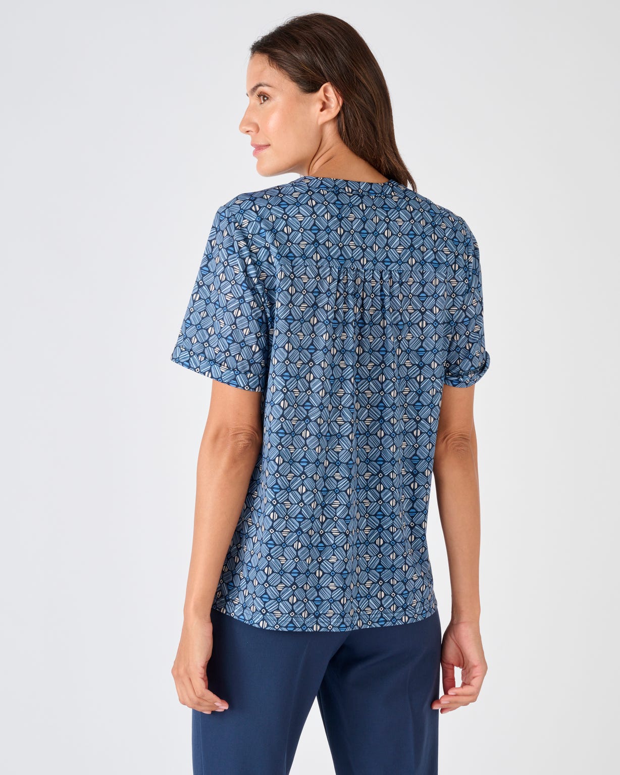 Chemisier maille crêpe