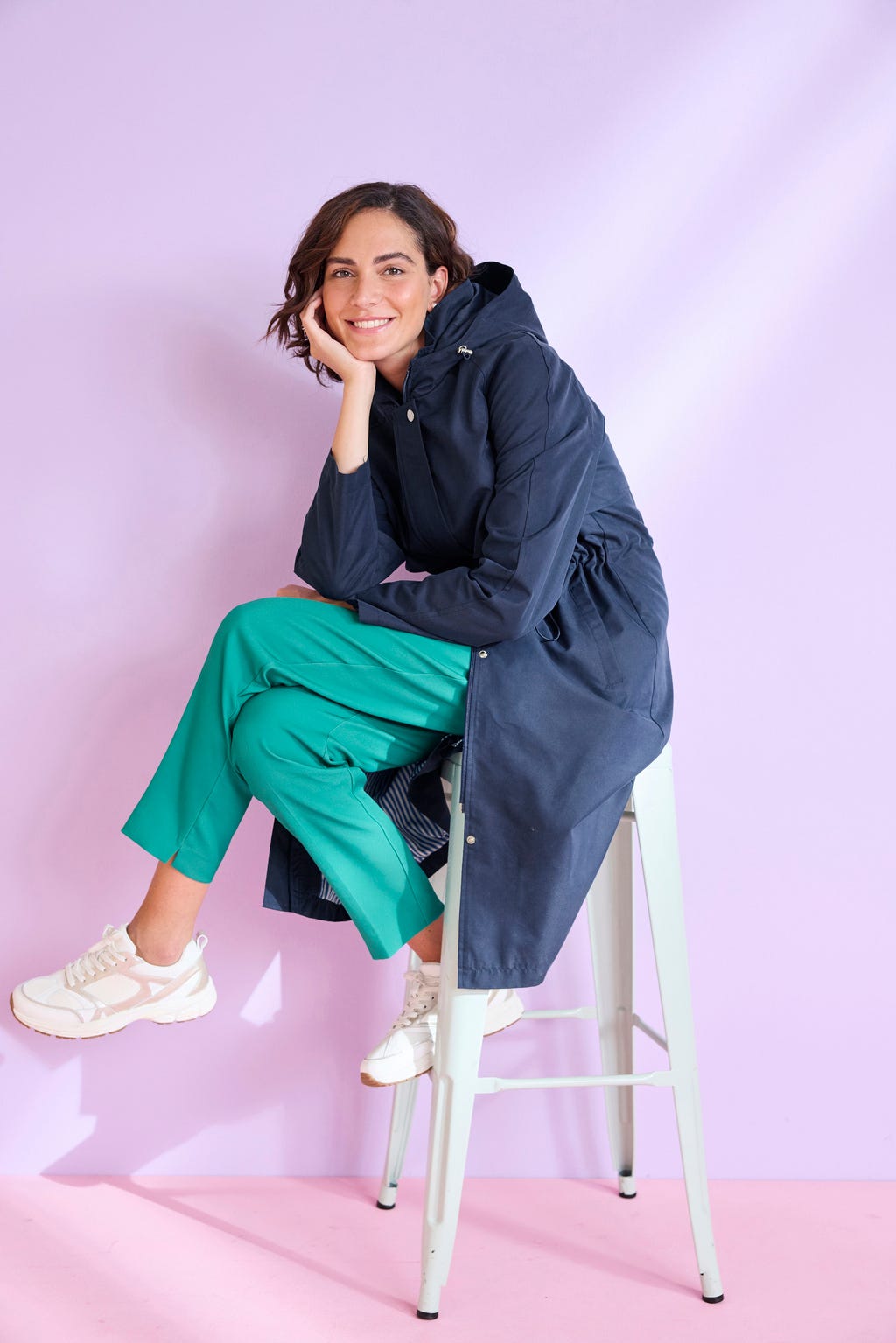 Parka longue esprit trench