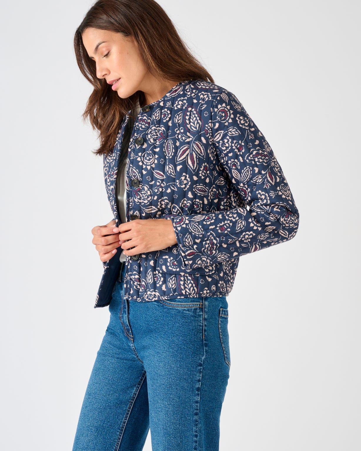 Veste matelassée imprimée