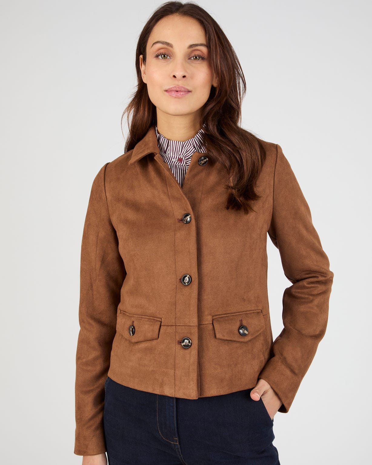 Veste suédine