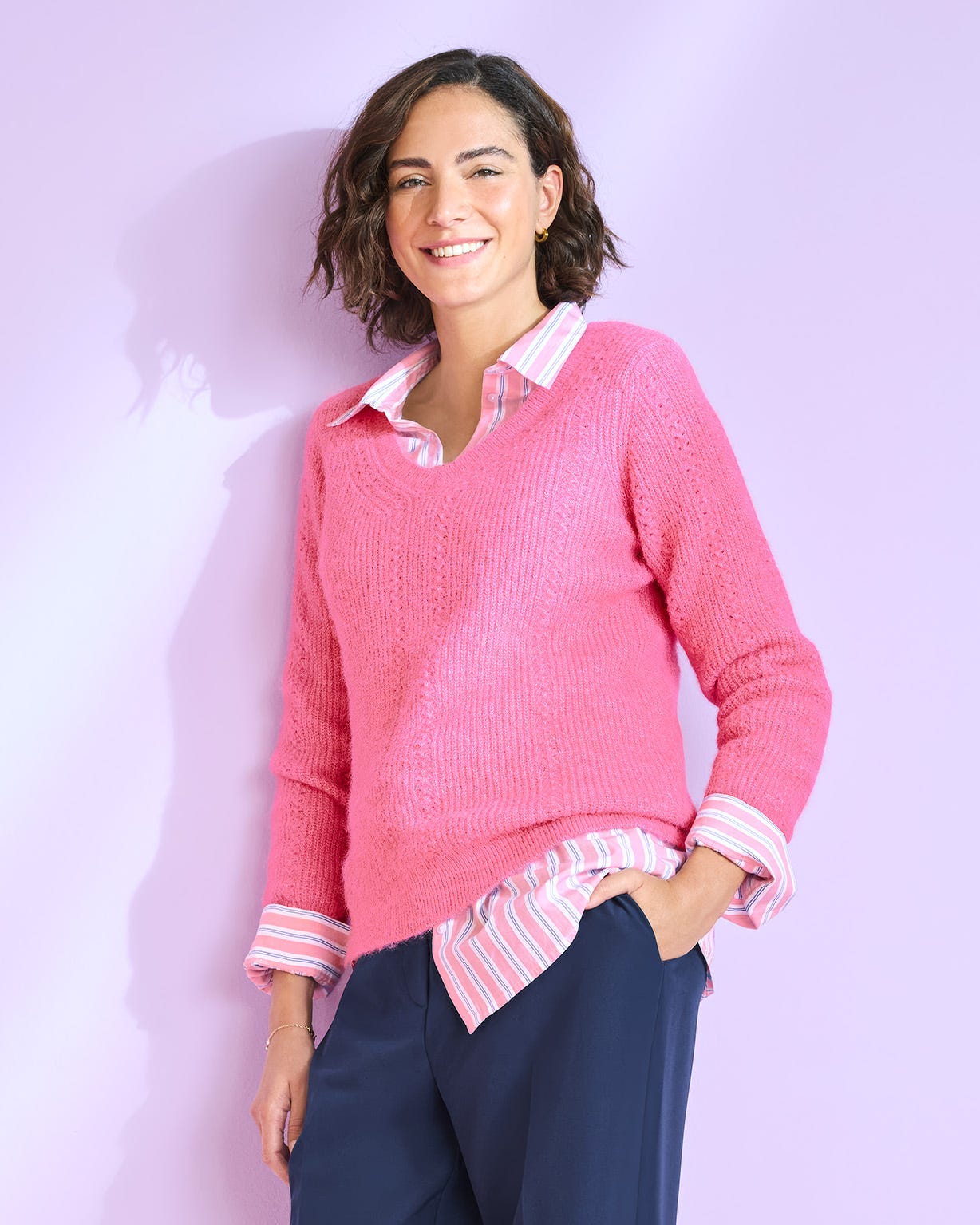 Pull maille perlée Thermolactyl