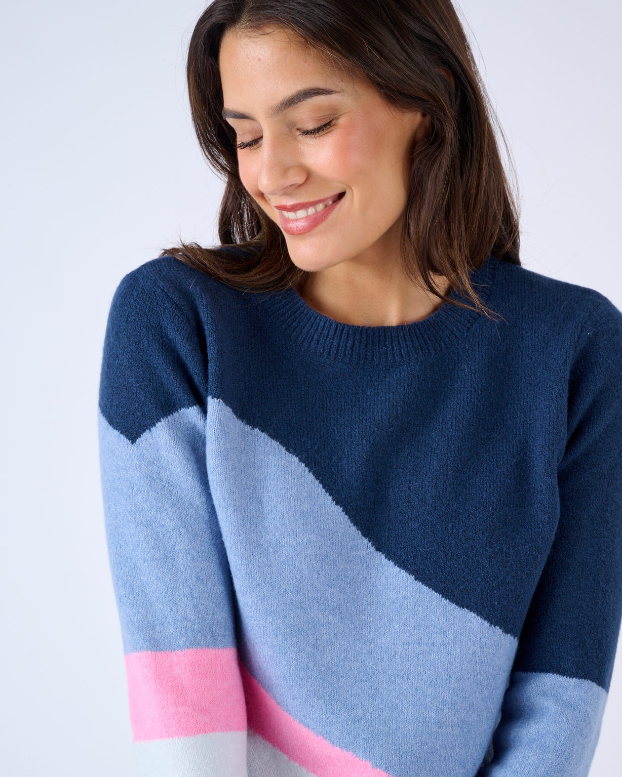 Pull jeu de couleurs