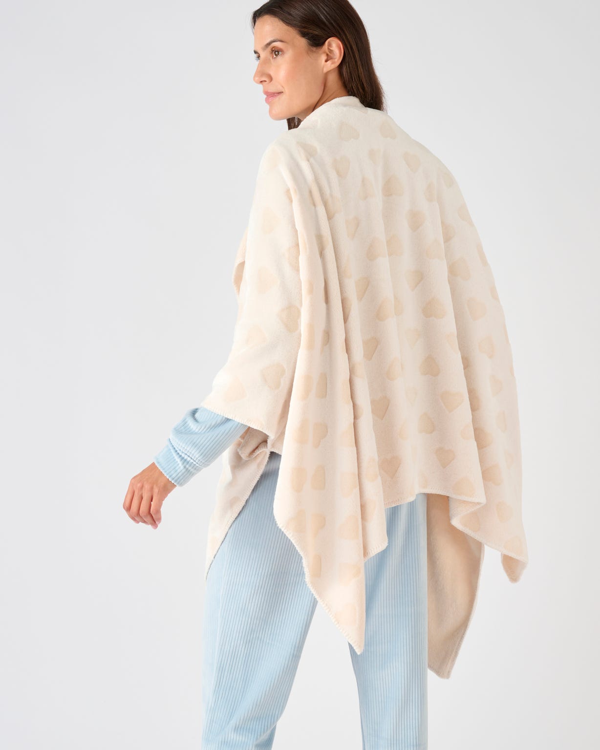 Poncho Thermolactyl en maille polaire