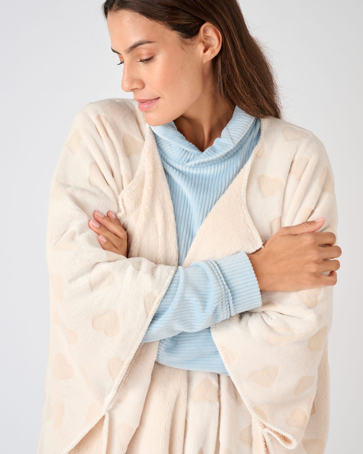 Poncho Thermolactyl en maille polaire