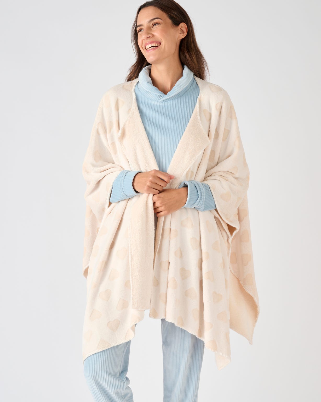 Poncho Thermolactyl en maille polaire