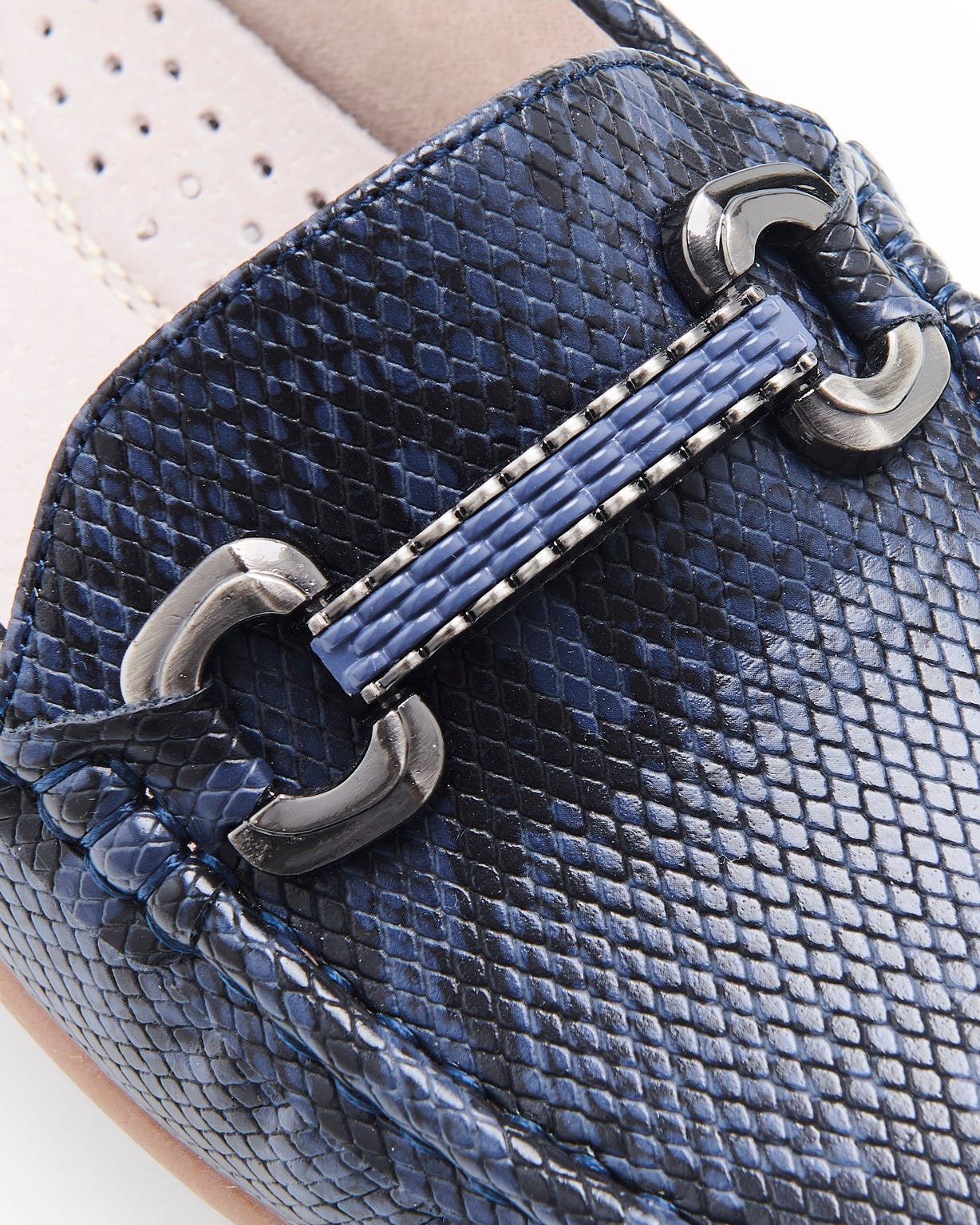 Mocassins motif animalier