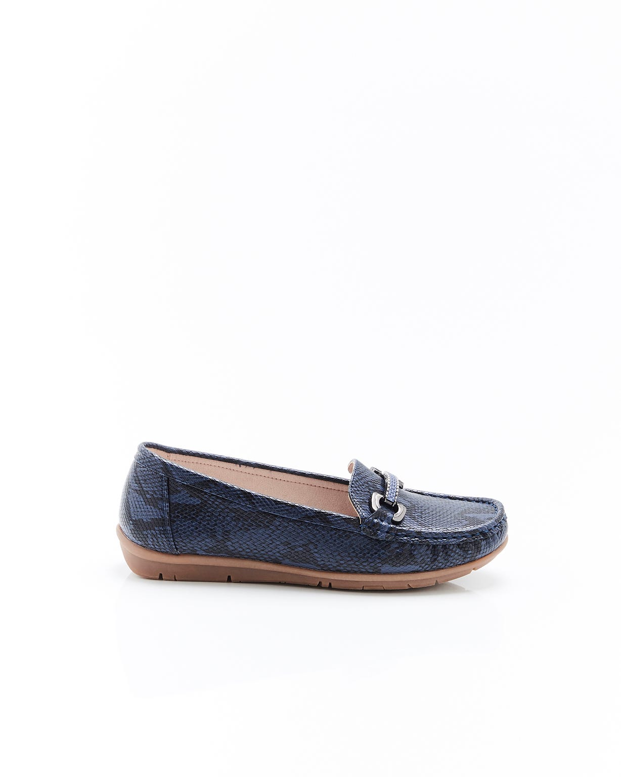 Mocassins motif animalier