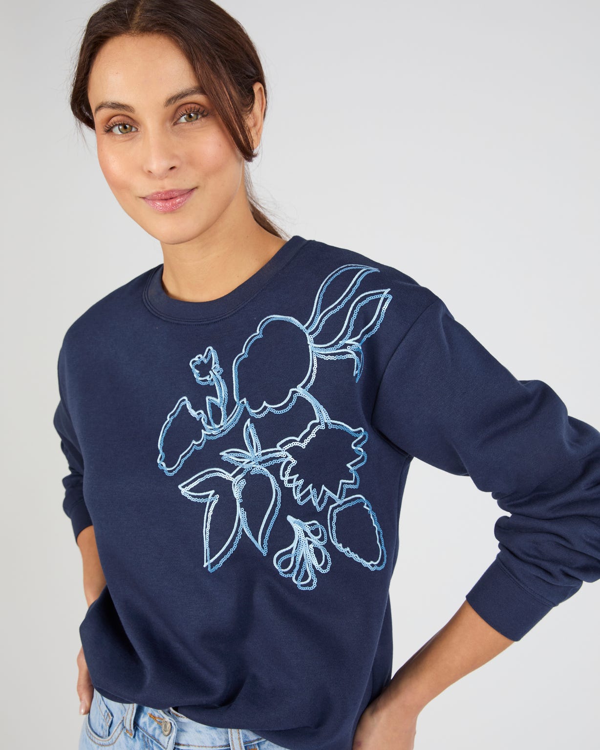 Sweat-shirt Thermolactyl en molleton
