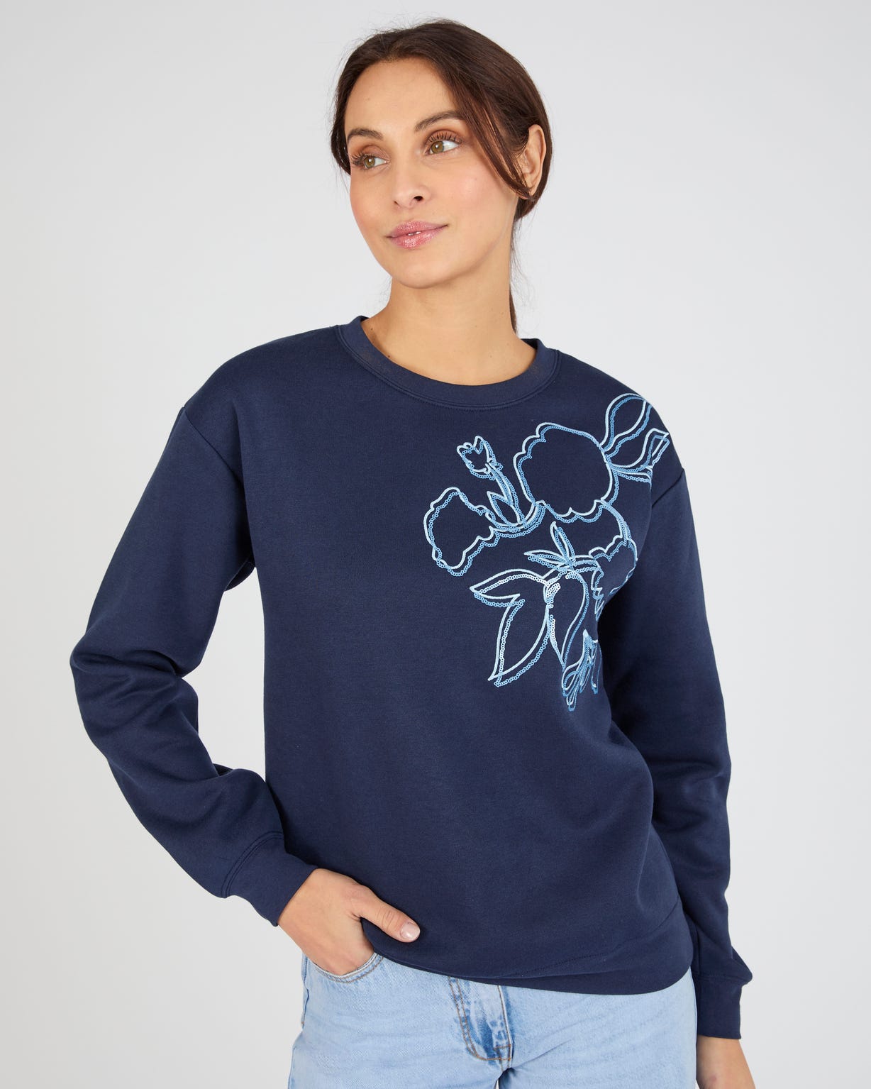 Sweat-shirt Thermolactyl en molleton