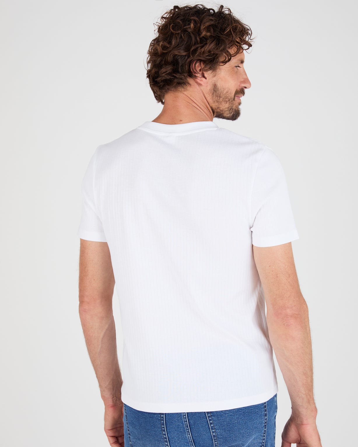 T-shirt Essential en maille côtelée