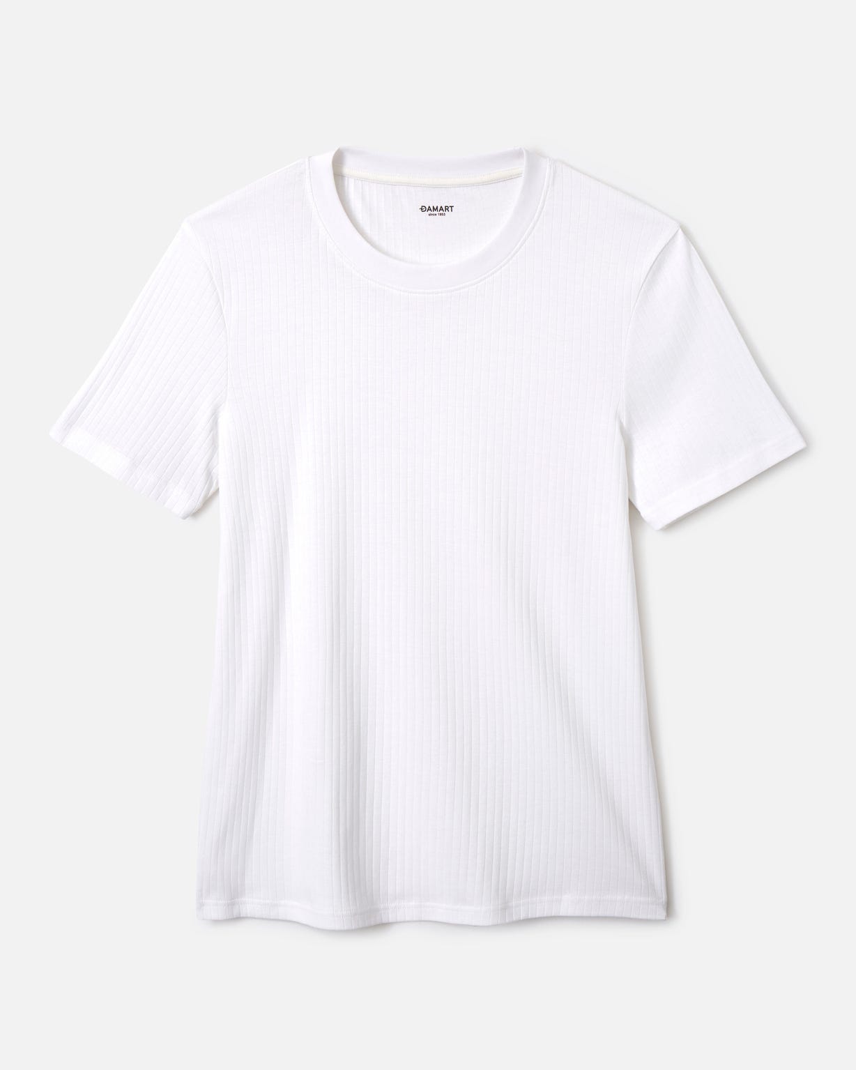 T-shirt Essential en maille côtelée